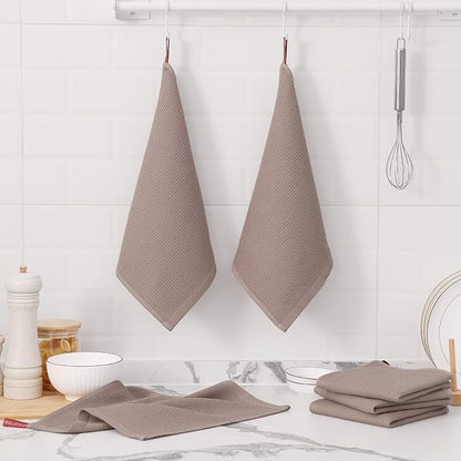 Homaxy 100% Cotton Waffle Weave Dish Cloths - Image 7