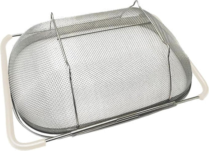 AJIODA Over The Sink Colander, 6 Quarts Stainless Steel Oval Colander - Image 5