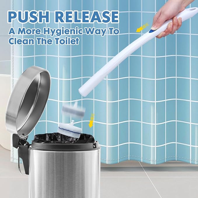 COBETE Disposable Toilet Brush Wand Kit - Image 5