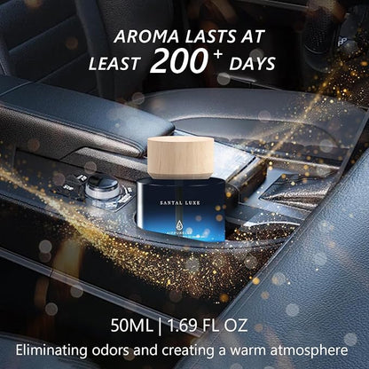Car Air Freshener for Men & Women – Long-Lasting Spicy Sandalwood Essential Oil - Image 2