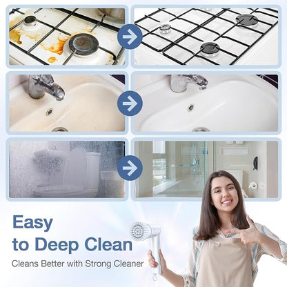 LABIGO Electric Spin Scrubber LA5 Mini, Bathroom Scrubber Shower Scrubber - Image 2
