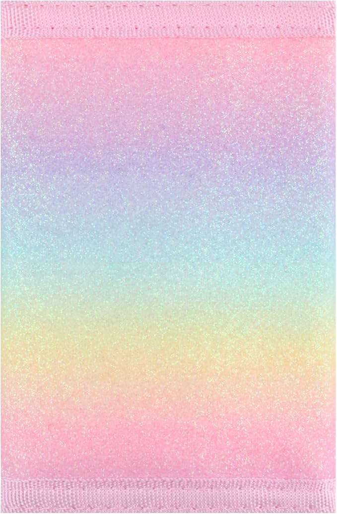 NEICY RFID Blocking Canvas Wallet for Men and Women - Camo Trifold Outdoor Sports Wallets with Magic Sticker for Teen Kids (Rainbow1)