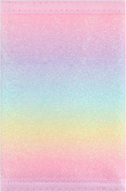 NEICY RFID Blocking Canvas Wallet for Men and Women - Camo Trifold Outdoor Sports Wallets with Magic Sticker for Teen Kids (Rainbow1)