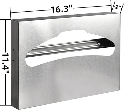 2 Pack Toilet Seat Cover Dispenser, Commercial Stainless Steel Brushed Toilet - Image 2
