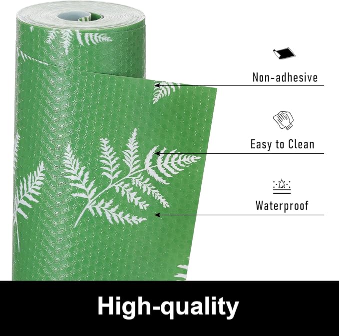 Cooyes Shelf Liners for Kitchen Cabinets Refrigerator Liners Waterproof & - Image 2