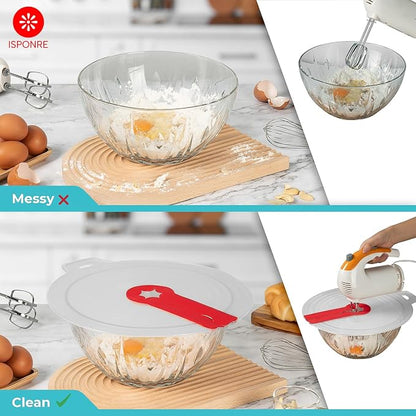 12 Inches Silicone Hand Mixer Splatter Guard, Compatible - Image 5