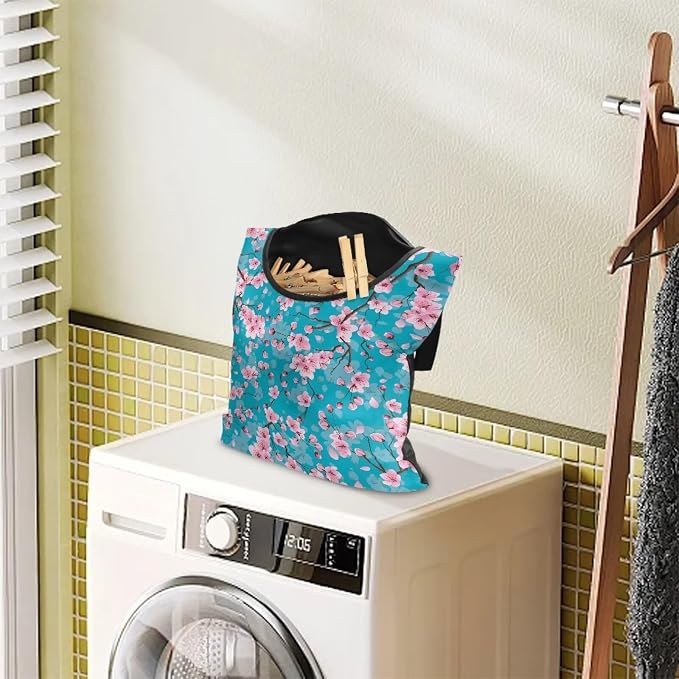 Cherry Blossom Clothespin Pouch - Image 3