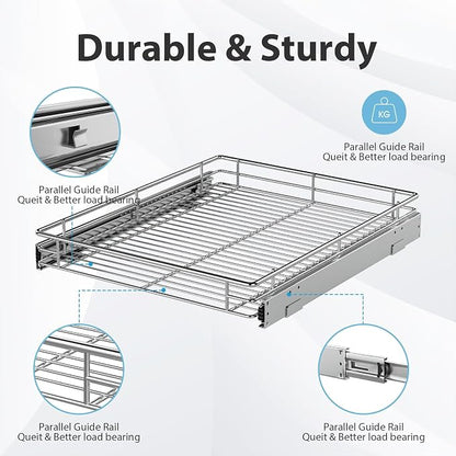 ZOINLIY Pull Out Cabinet Organizer, Versatile Slide Out Kitchen Organizers and - Image 2