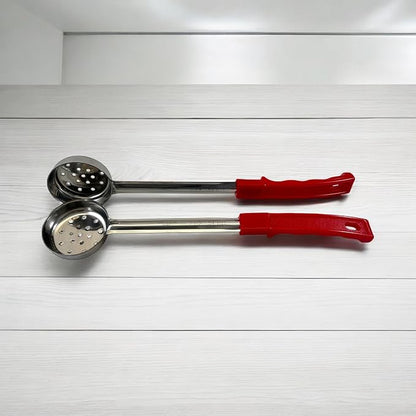 2 Ounce Slotted Stainless Steel Portion Control Ladle Spoon - Image 9