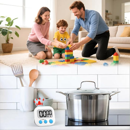 Timer for Kids Teachers Supplies Digital Kitchen Timers for Cooking Large - Image 2