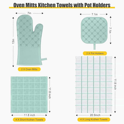 Oven Mitts Kitchen Towels Dishcloths - Image 2