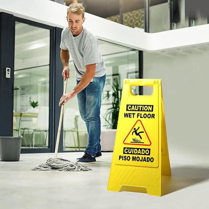 XPCARE 24 Inches Caution Wet Floor Sign, A Frame Safety Wet Floor Signs - Image 7