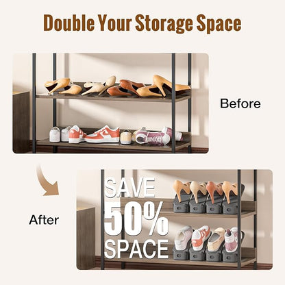 Neprock Shoe Slots Organizer for Closet, Shoe Storage Organizer Shoe Slots - Image 5