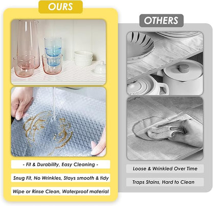 Shelf Liners for Kitchen Cabinets and Drawers, Non-Adhesive and Anti-Slip - Image 4