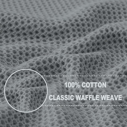 Homaxy 100% Cotton Waffle Weave Kitchen Dish Cloths, Ultra Soft Absorbent Quick - Image 2