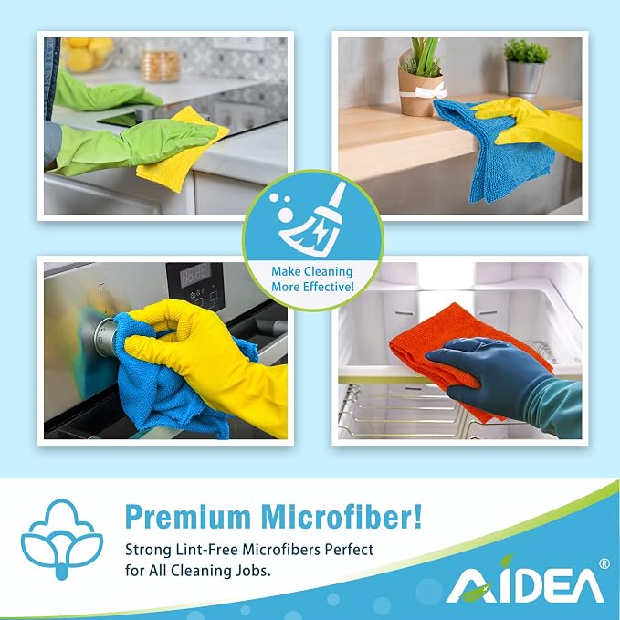 AIDEA Microfiber Cleaning Cloth, Microfiber Towels - Image 7