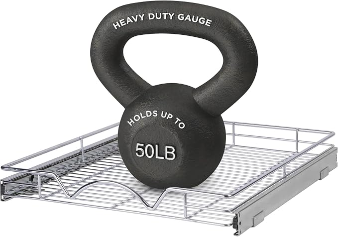 HOLDN’ STORAGE Pull Out Cabinet Organizer, Heavy Duty Caddy w/Lifetime Limited by HOLDN%E2%80%99STORAGE