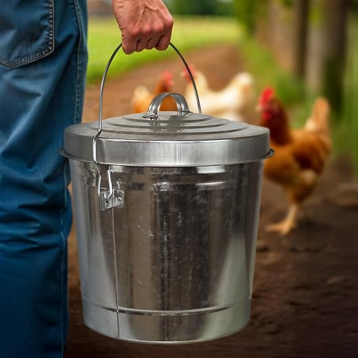 Plexon 6 Gallon Small Metal Trash Can - Image 9