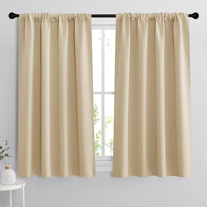 RYB HOME Blackout Curtains 63 inches Long by RYBHOME