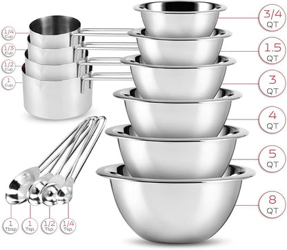 EATEX Stainless Steel Mixing Bowls - Image 3