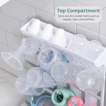 Baby Bottle Drying Rack – Large Vertical Bottle Dryer - Image 3