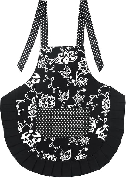 G2PLUS Vintage Floral Kitchen Apron - Image 4