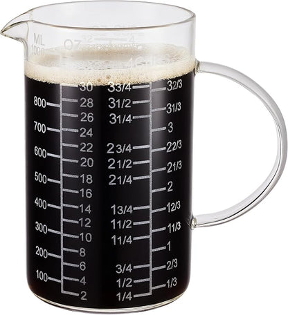 Ackers Mirror Etching Scale Glass Measuring Cup--Made of High Borosilicate - Image 8