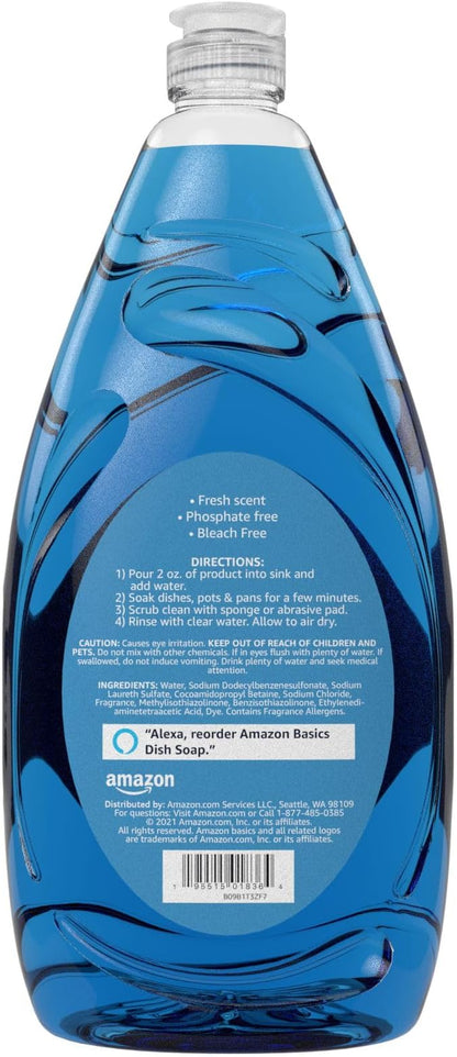 Amazon Basics Dish Soap, Fresh Scent, 30 fl oz - Image 3