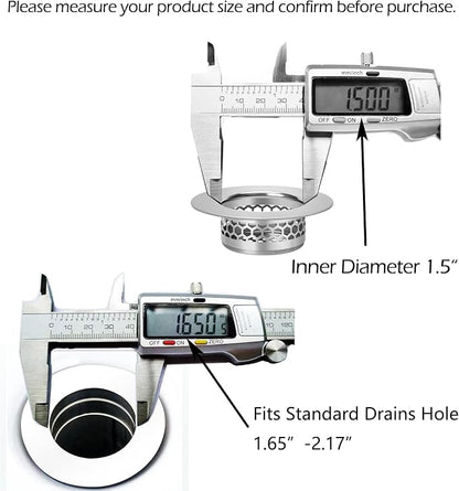 Hair Catcher Shower Drain Bathtub Lavatory Sink Drain Strainer - Image 5