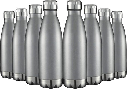 HASLE OUTFITTERS 17oz Stainless Steel Water Bottles Bulk, Vacuum Insulated by HASLEOUTFITTERS