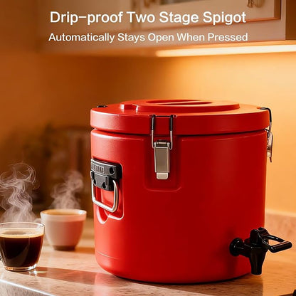 Insulated Beverage Dispenser, 20L/5 Gallon Thermal Hot & Cold Drink Dispenser - Image 6