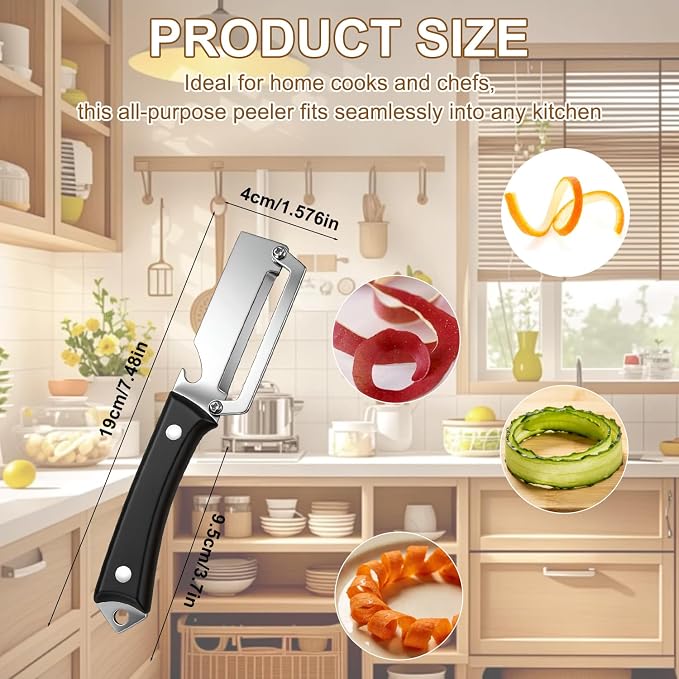 2PCS Multifunctional Vegetable Peeler, 2 in 1 Multi Functional Vegetable Peeler - Image 6