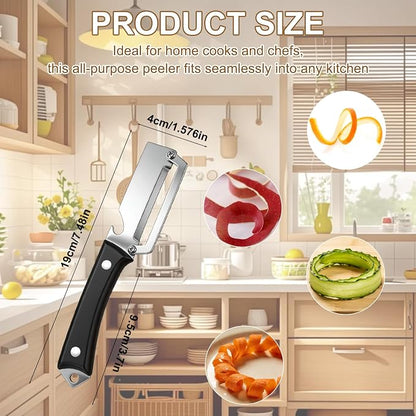2PCS Multifunctional Vegetable Peeler, 2 in 1 Multi Functional Vegetable Peeler - Image 6