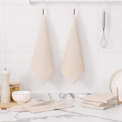 Homaxy 100% Cotton Waffle Weave Dish Cloths - Image 7