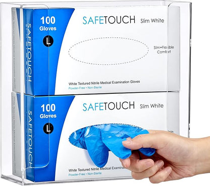 Amazing Abby Acrylic Glove Box Holder, Wall-Mounted Glove Dispenser, Floating - Image 2