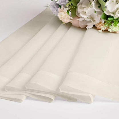 Chyhomenyc Cream Sheer Valances - Image 3