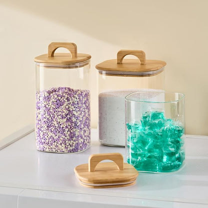 Sweejar 1 qt Glass Food Storage Containers - Image 5
