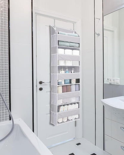 ULG 2 Pack 5-tier Over the Door Organizer Light Gray - Image 3