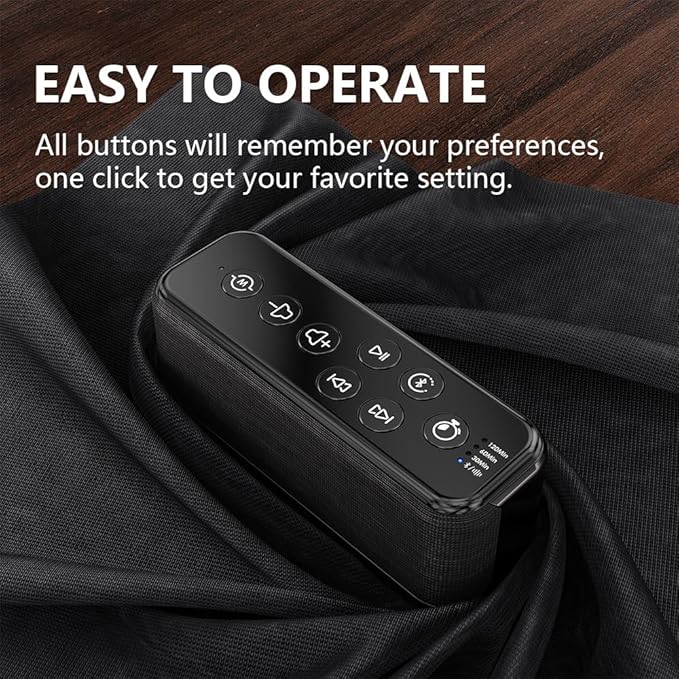 Sound Machine with Bluetooth Speaker, Rechargeable White Noise Machine, Powerful Battery for Sleep, Office, Privacy, Timers Memory Function, 15 Soothing Sound, White Noise, Rain, Fan, Ocean