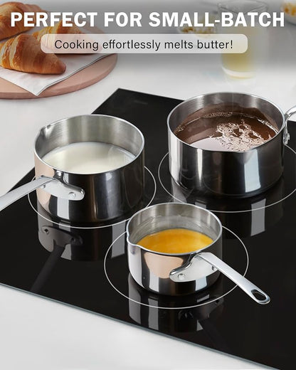 Cooks Standard Stainless Steel Butter Warmer 0.15 QT, 140ml Mini Butter - Image 5