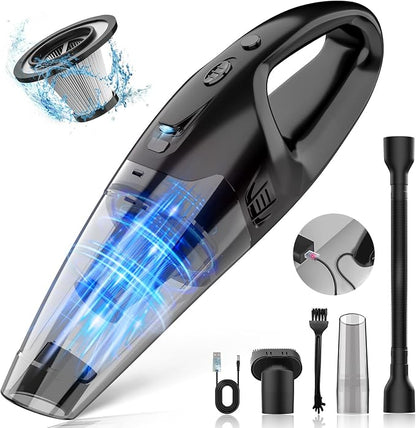 Handheld Vacuum Cordless Rechargeable 3-in-1, Car Vacuum Portable Cordless by BSRCO