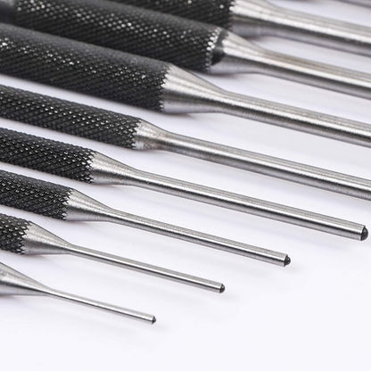 Roll Pin Punch Set with Storage Pouch, 9 Piece Steel Removal Tool Kit - Image 7