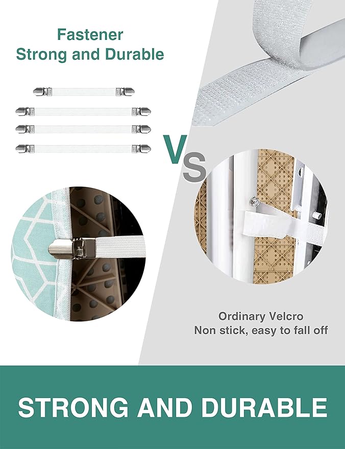 Extra Thick Ironing Board Cover and Pad,15x54 Reflective Silicone Ironing Board Cover Resist Scorching and Staining Standard Size Ironing Board Covers with Padding Elastic Edges 4 Fasteners