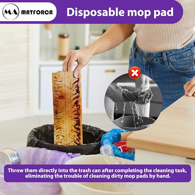10 Pack Swiffer Power Mop Refills – Disposable Wet Mop Pads - Image 7