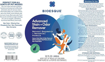 Bioesque Advanced Stain + Odor Remover, Pet-Friendly Natural Enzymatic & - Image 7