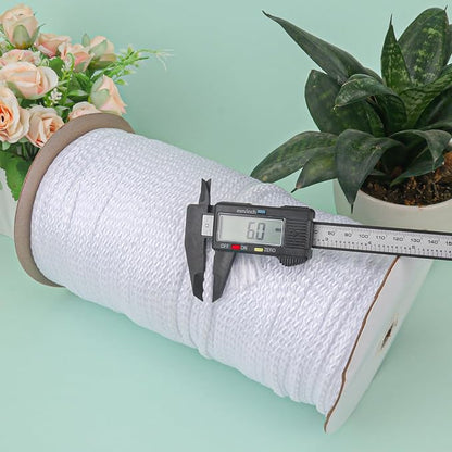 1/4 Inch White Polyester Rope - Image 6