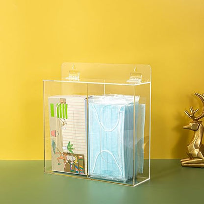 Wall Mounted Glove Dispenser, Hairnet Shoe Cover Dispenser，Acrylic Glove Box - Image 3