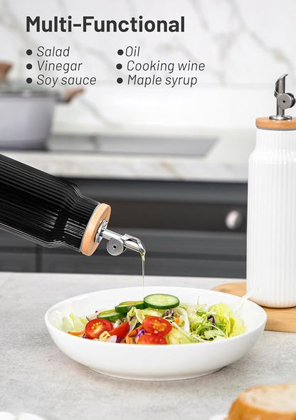 Nucookery 20oz Ceramic Olive Oil Dispenser Bottle - Image 5