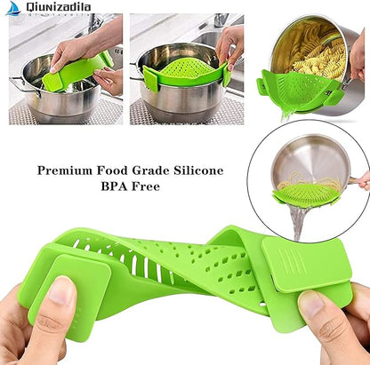 2 Pcs Clip on Strainer, Pot Strainer - Image 2