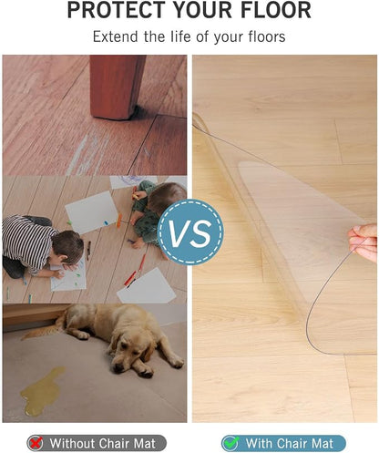 Area Mat for Floor, Waterproof Durable Hard Floor Protector for Dining Room - Image 2